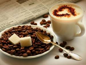 coffee and refined sugar