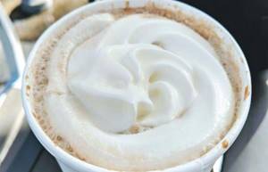 mocha coffee with cream