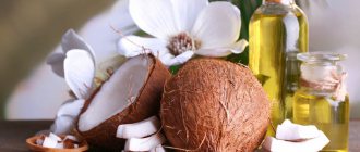 Coconut oil for tanning