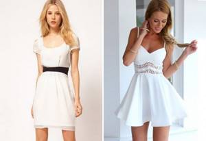 short white summer dress