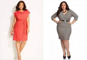 short knitted dress for plus size
