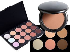 Cosmetics for contouring