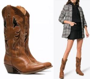 Women&#39;s cowboy boots fashion trend 2021 PHOTO