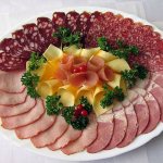 Beautiful sliced ​​sausage and cheese for the holiday table. How to do it step by step with photos 