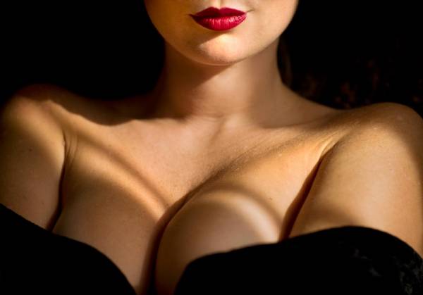 Beautiful female breasts