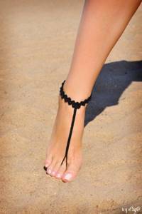 Красивые ступни девушек: Повязка для ног