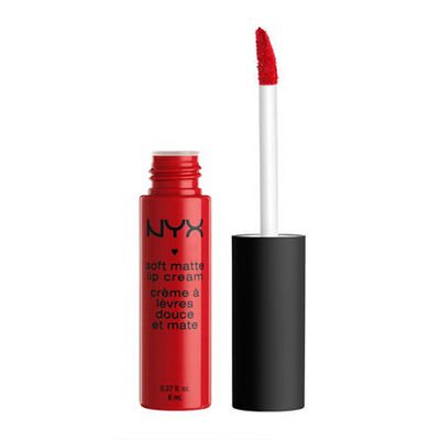 red matte lipstick nyx