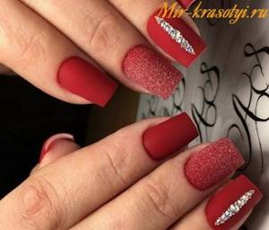 Red nails design 2021 photo new items