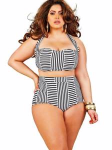 Swimsuit that emphasizes the waist