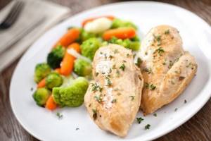 Chicken breast in a slow cooker