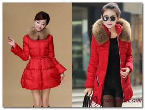 red women&#39;s jackets