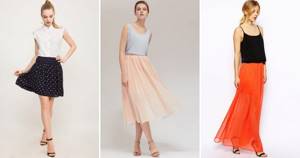 Light skirts - 46 photos of the most fashionable models and what to wear them with?
