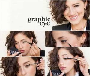 easy makeup for brown eyes