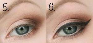 легкий макияж для зеленых глаз