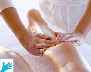 Lymphatic drainage of legs