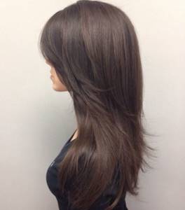 long haircut with layers 1 e1553589825304 - Русый цвет волос: оттенки, фото, краска, как покраситься