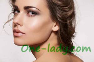 Makeup for oval faces photo