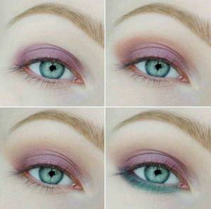 makeup for redheads with gray-green eyes