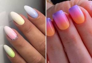ombre manicure summer 2018