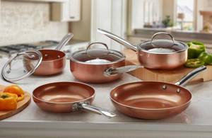 Copper pots and pans