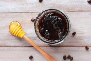 honey-coffee scrub recipe