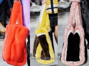 fur bags fall-winter 2019-2020 photos