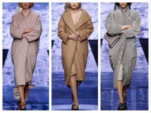 wrap coat models from Max Mara
