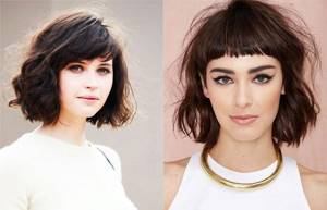 Fashionable French bob hairstyle