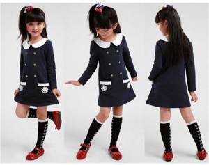 Fashionable school uniform for girls 2018