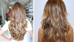 fashionable coloring for dark hair