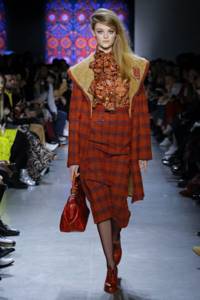Fashionable coat Anna Sui