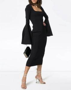 Модные и невероятно красивые черные платья 2021 фото новинки