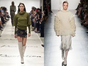 Fashionable sweaters fall-winter 2020-2021: emphasis on sleeves