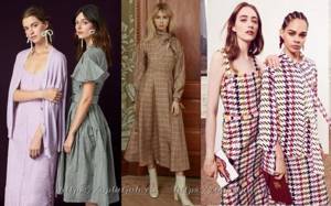 модные платья в клетку сезона осень-зима 2018-2019