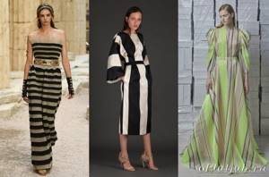 fashionable striped dresses 2018