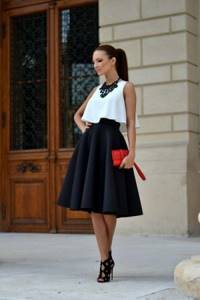 Fashionable full skirts