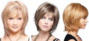 Fashionable torn haircuts for short hair with and without bangs. Front and back views. Photo 