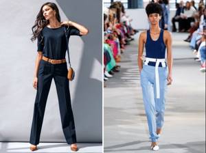 fashionable women&#39;s trousers summer 2018