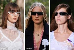 Модные женские очки 2021 - удлиненные модели
