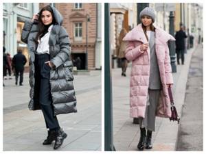 fashionable midi length down jacket - winter 2020-2021