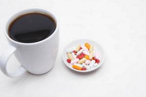Is it possible to take the tablets with tea or coffee?