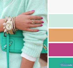 Mint color combination with other colors