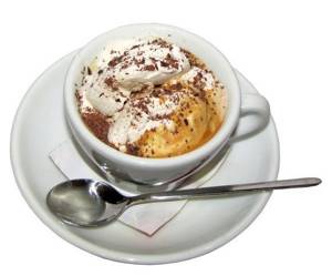 The calorie content of coffee is affected by additives to it: sugar, cream, condensed milk.