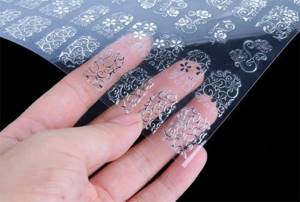 Lace stickers