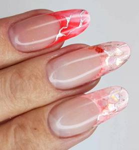 Extension onto upper forms with polygel step by step