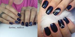 Navy Peony is the top color for nail design.