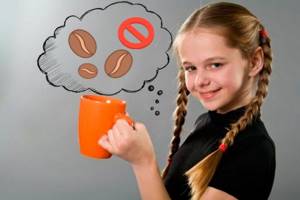 No coffee for children