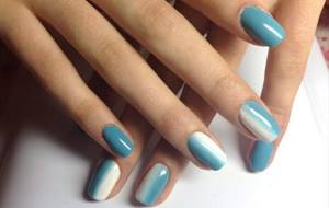 Nails with color transition: photo, color combination. Ideas without design: two-color, three-color, multi-color 