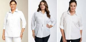 Офисные блузки для полных женщин - как правильно подобрать наряд