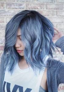 dyeing colored strands on dark hair